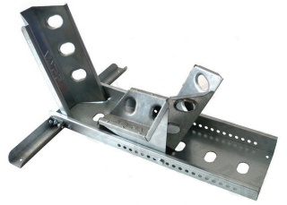 Držák motocyklu s automatickým zajištěním 680/190mm pozink